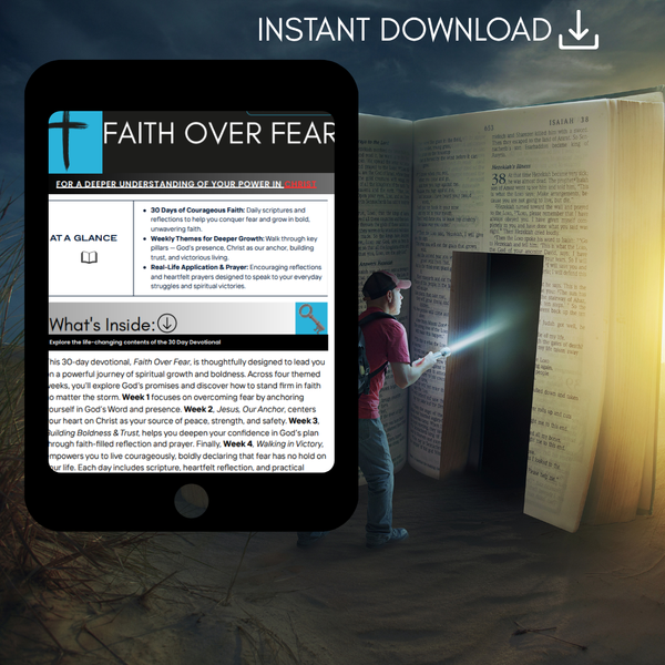 Faith Over Fear: 30-Day Deluxe Devotional