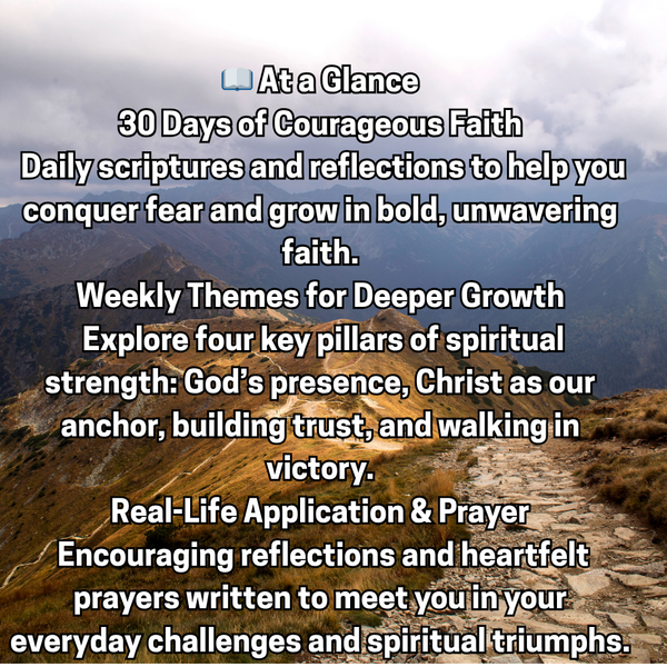 Faith Over Fear: 30-Day Deluxe Devotional